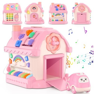 Toys for 1 Year Old Girl Gifts, Musical House Learning Toddler Toys with Stor...