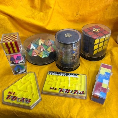 Rubik's Cube Puzzle Toy, Retro Style Used, Classic Brain Teaser