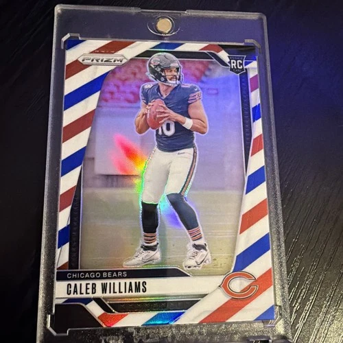 2024 Panini Prizm  Rookie Caleb Williams #301 Red White & Blue Prizm (RC) Bears