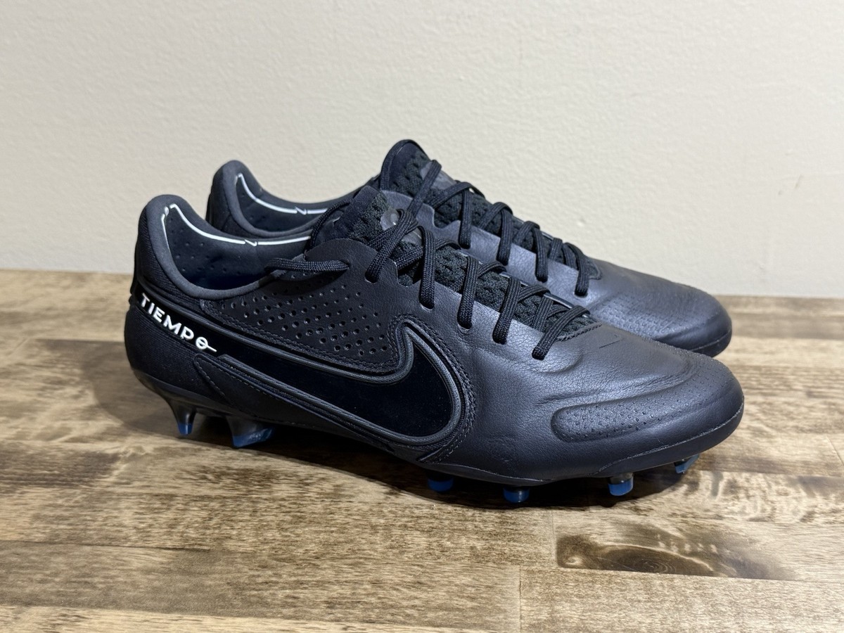 Nike Tiempo Legend 9 Elite FG | Black • Blue | Men's Size 7 • W