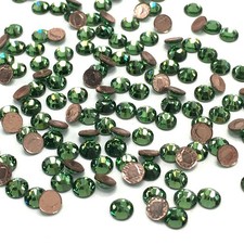 Erinite 360 green Swarovski 2078/2038 Crystal Flatbacks HOTFIX iron-on
