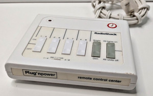 Radio Shack Plug' Npower Remote Control Center 61-2677C