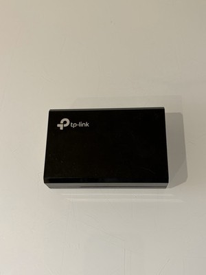 TP-Link TL-POE150S Gigabit Poe Injektor Adapter - Schwarz - Nur Gerät Leistung getestet