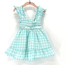 Janie And Jack Gingham Girls 6-12 Mos The Emily Gingham Smocked Sundress
