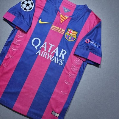 FC Barcelona 2014/15 Home Jersey - Messi #10 Retro Soccer Jersey