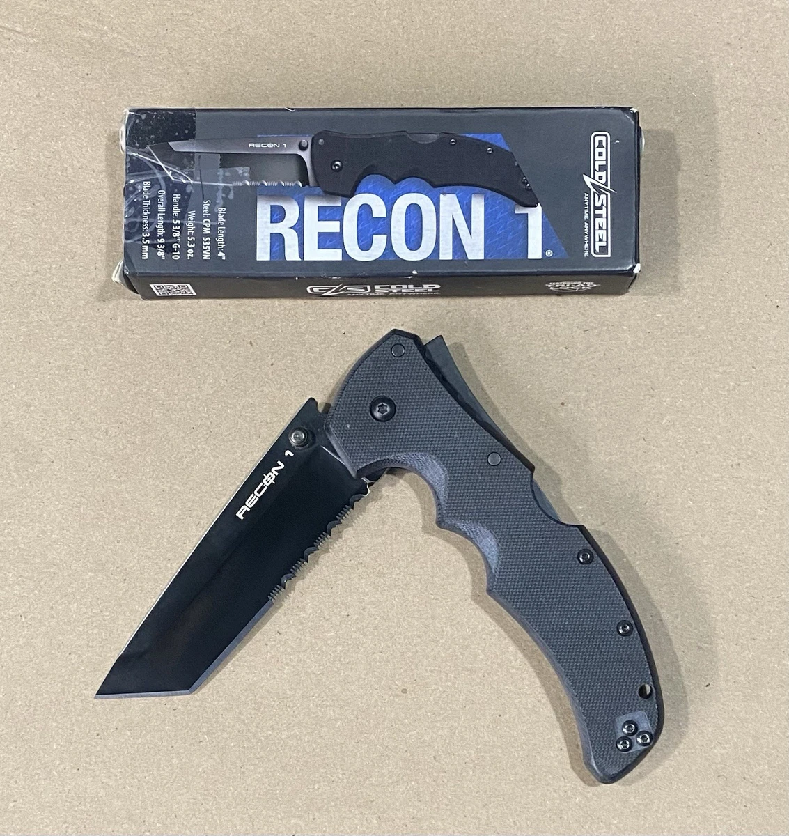 Cold Steel Recon Tanto In Collectible Modern Factory Manufactured
