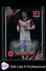 NNAMDI COLLINS EINTRACHT FRANKFURT BLCK 3/10 AUTO TOPPS 2025 CHROME BUNDESLIGA