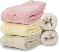 Stocking Stuffers for Women Teen Girls: Thermal Thick Socks Boot Winter Fuzzy