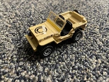 2010 MATCHBOX TAN JEEP WILLYS, MBX #96, DISC
