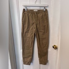 Abercrombie Kids Khaki School Casual Utility Twill Boys Cotton Joggers 13/14