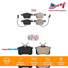 Front Rear Semi-Metallic Disc Brake Pads Kit For Audi A6 Quattro KNF-101690