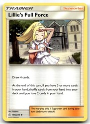 Lillie's Full Force 196/236 Cosmic Eclipse Uncommon Trainer