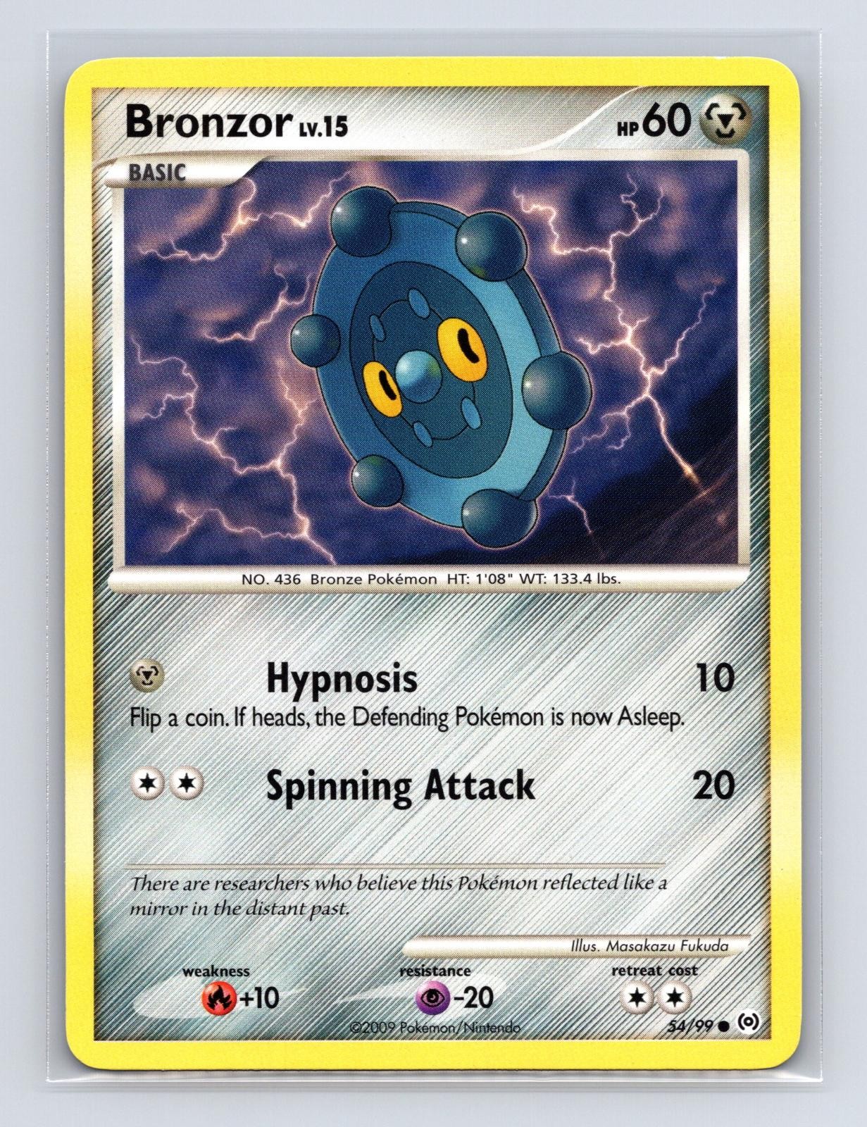 Bronzor 54/99 Common 2009 Arceus LP