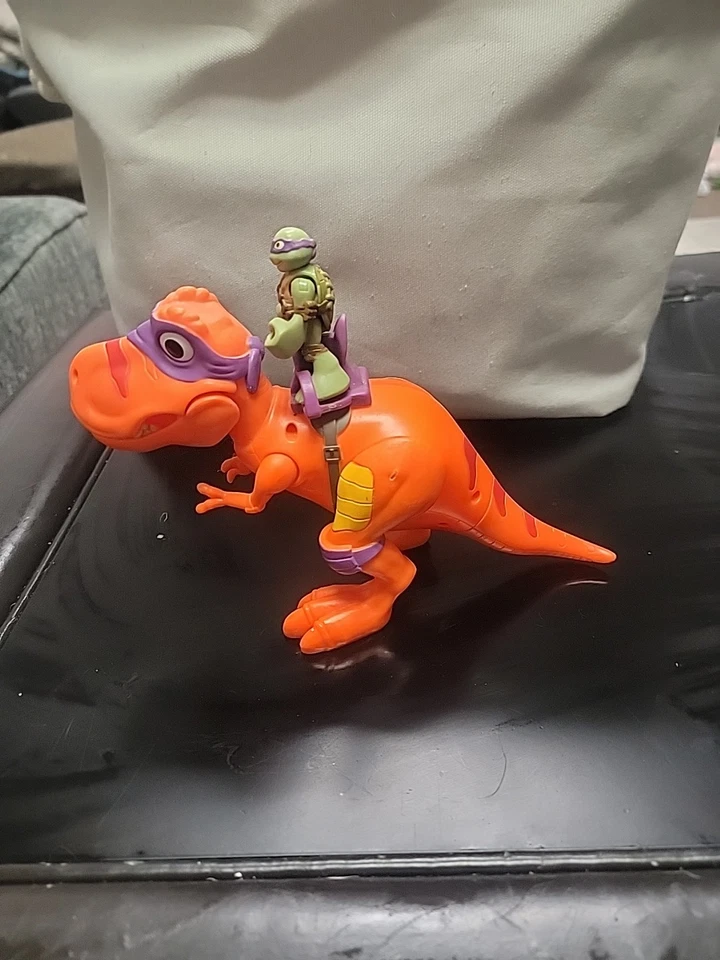 Teenage Mutant Ninja Turtles T-Rex Donatello Dino Figurine - Image 4 of 4