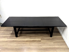 DINING TABLE Large Potterybarn Double Leaf Extending US Hardwood FREE DELIVERY