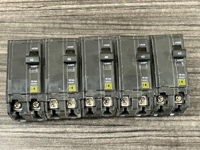 NEW Square D DP-4075 Double Pole DP 40 AMP Circuit Breaker Type QO