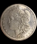 1884 USA Morgan Silver Dollar CC Carson City VF+ - Mint Condition