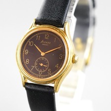 SEIKO 1985 Vintage 2G38-0050 Women's Watch Small Second Gold 24mm New Battery