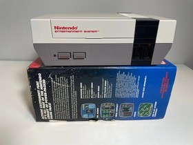 Nintendo NES Challenge Set Complete Console Cables Mario 3 Game Box Tested Works