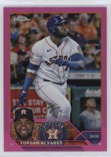2023 Topps Chrome Pink Refractor Yordan Alvarez #201 14ll