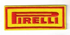 Pirelli Tires Plugs Crest 3in Embroidered Iron-on Patch