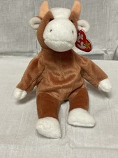 Ty Beanie Babies Bessie The Cow 1995 4th Generation MWMT