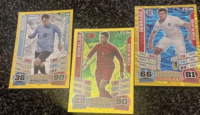 Match Attax WM 2014 - Messi-Ronaldo-Gerrard Star Players