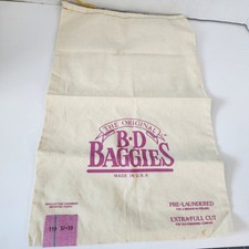 Original Cotton Chambray Cloth Sack Bag - Made in USA