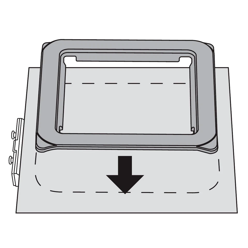 SAMFM100 4"x4" Magnetic Hoop for Embroidery Machines - Image 2 of 4