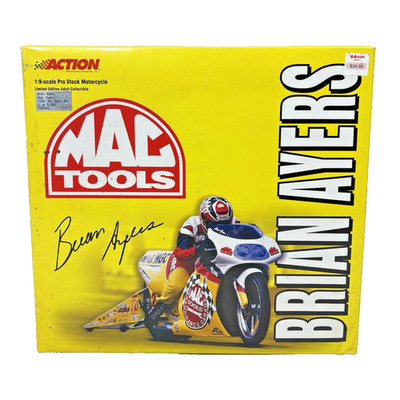 Brian Ayers Mac Tools Action 1:9 Scale 2000 Pro Stock Bike Motorcycle