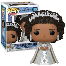 Funko POP! Figura de vinilo vestido de novia de televisión Bridgerton Queen Charlotte 1847