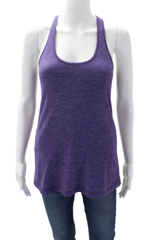 Lululemon Womens Sleeveless Round Neck Lined Tank Top Purple Size S LL19LL