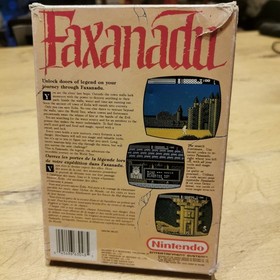 Faxanadu - Nintendo NES - Jeu avec Boite et  Notice -Bon &eacute;tat Version NES-FX-FRA