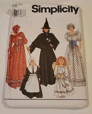 Simplicity Girls Costumes Sizes 2-12 Uncut Pattern 9982