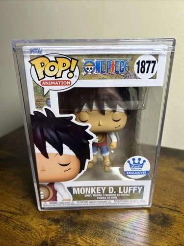 Funko Pop! Vinyl: One Piece - Monkey D. Luffy - Funko (Exclusive) #1877 + Case