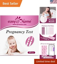 Pregnancy Strips Kit: 10 Pack hCG Strips - Early Detection Home Pregnancy S...