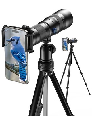 Apexel 20-60X Zoom Telephoto Lens,High Power HD Telephoto Phone Lens with Tripod