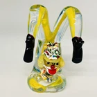Vintage Hand Blown Murano Glass Clown Upside Down Acrobat 6.5” JICO Rare READ!