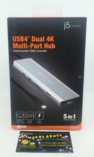 Dual 4K Docking Station Multi-Port Hub. 5-in-1 USB4 w/Thunderbolt - NEW OPEN BOX