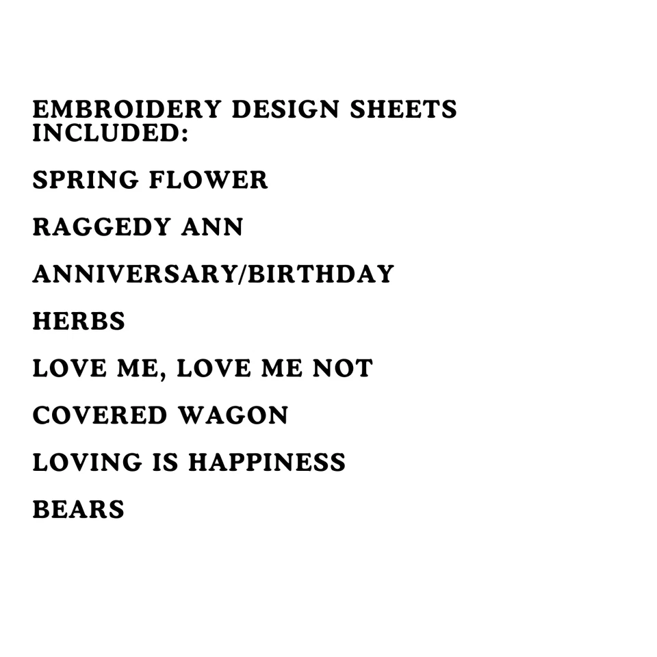 Vintage Workbasket Iron-On Embroidery Transfer Patterns – Set of 9, Unused - Image 2 of 4