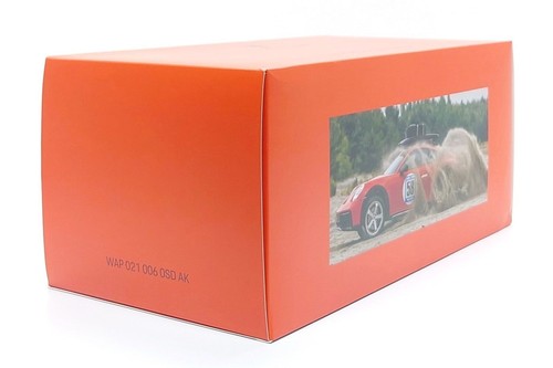 Spark 1:18 Porsche 911 Dakar (992) RED58 Special in Blood Orange Dealer Edition - Picture 2 of 12