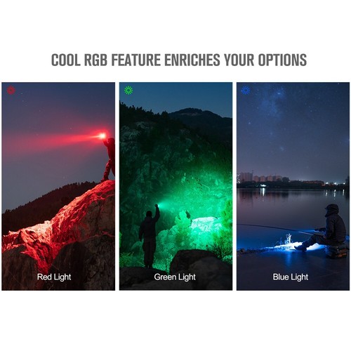 OLIGHT Marauder Mini 7000 Lumens Bright Flashlight Powerful RGB Torch - Picture 4 of 18