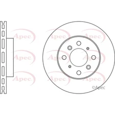 Apec Front Brake Disc DSK3068 - OE High Quality Precision Engineered Part