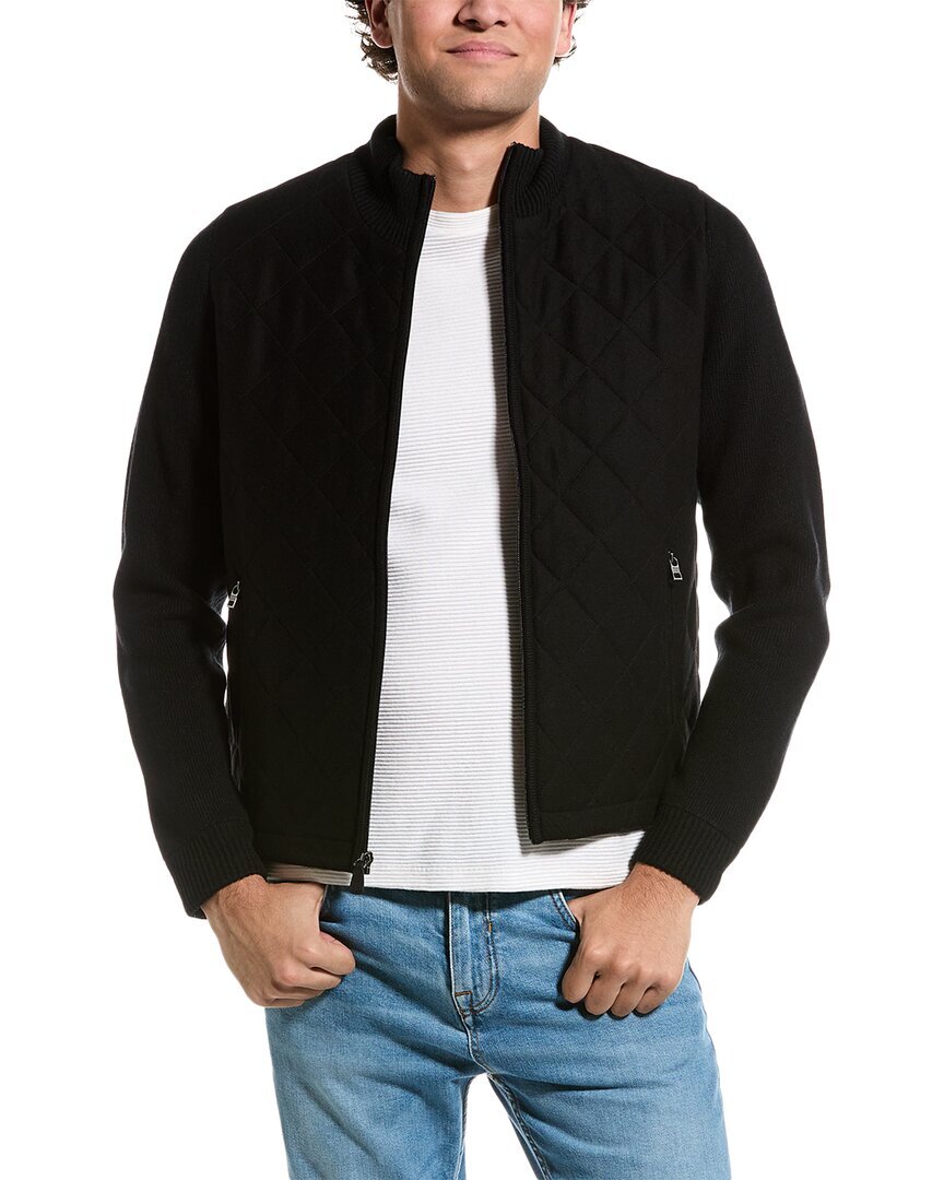 Мужская куртка из искусственной шерсти и кашемира Amicale Cashmere сплетенная на молнии из смеси шерсти и кашемира 37290₽