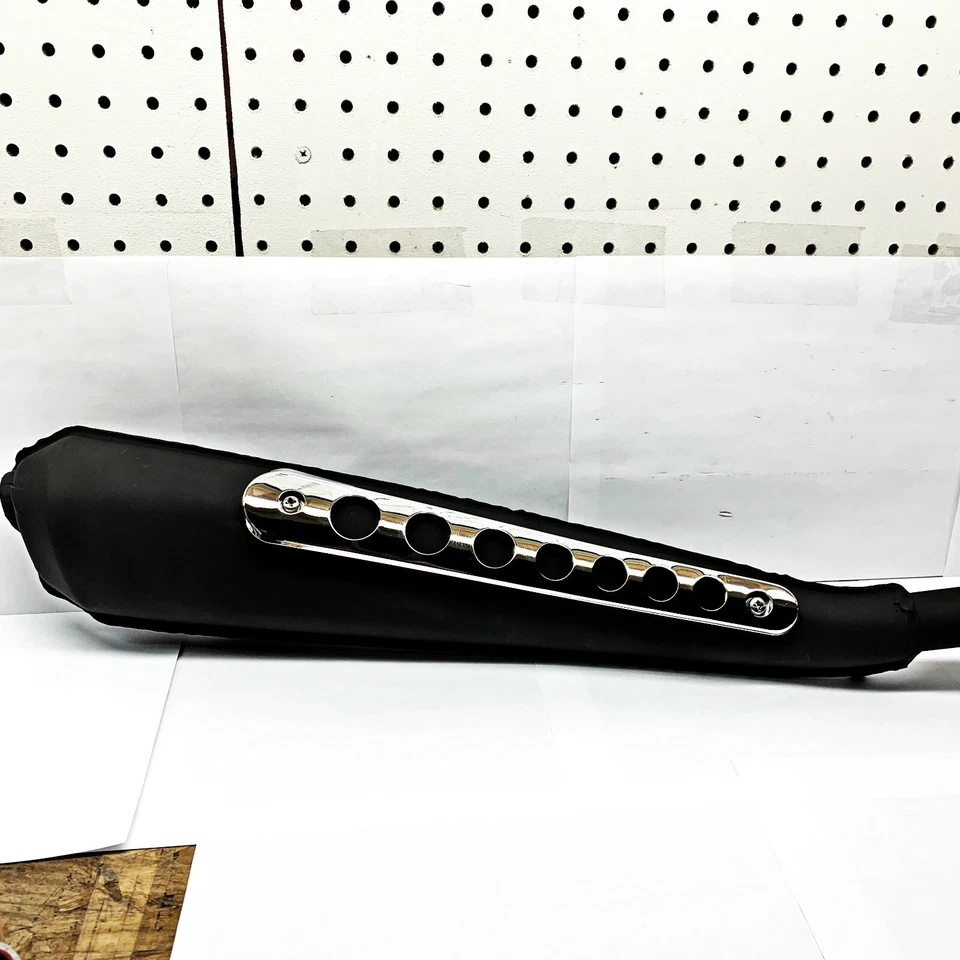 Tubo silenciador escape Honda XL100 SL100 SL125 18300-331-621 nueva reproducción Foto 4 de 4