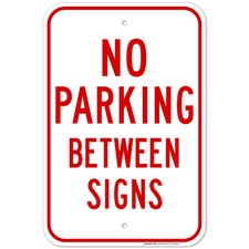 No Parking Between Signs,