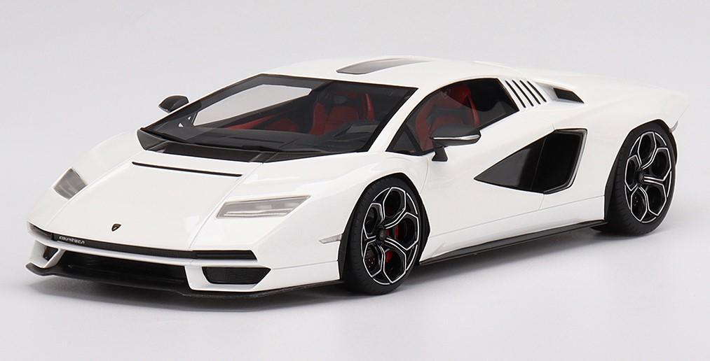 1:18 TRUESCALE Lamborghini Countach Lpi 800-4 Bianco