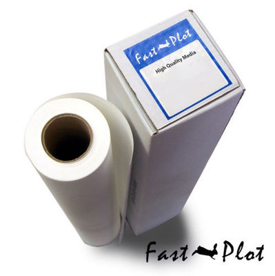 Yellow Tinted Bond Plotter Paper 24'' x 500' 3'' Core - 2 Rolls