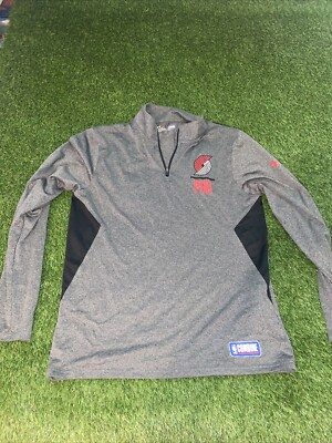 #ad Portland Trailblazers Jacket Mens Large Fitted Under Armour 1 4 Zip $4.99