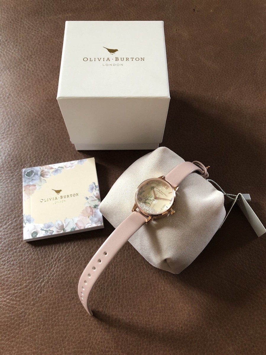 Olivia Burton The Wishing Watch Vegan Rose Sand Rose Gold New